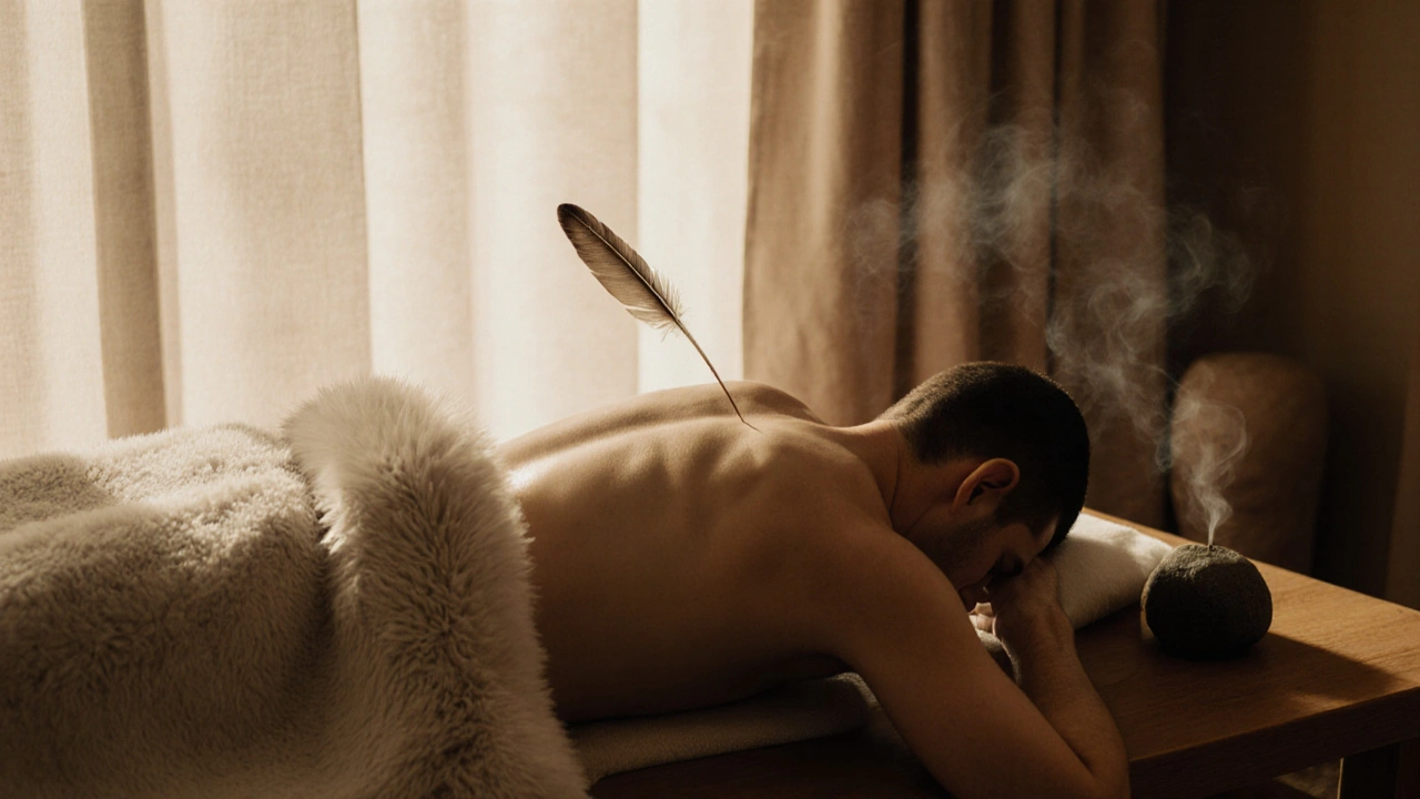 Jak používat peříčka, kožešinky a jiné pomůcky při masáži pro zvýšení smyslového prožitku